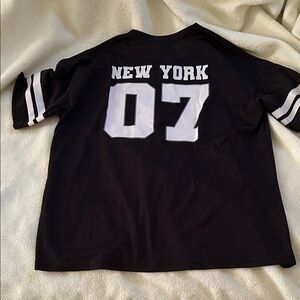 Black New York 07 Women's Jersey Top